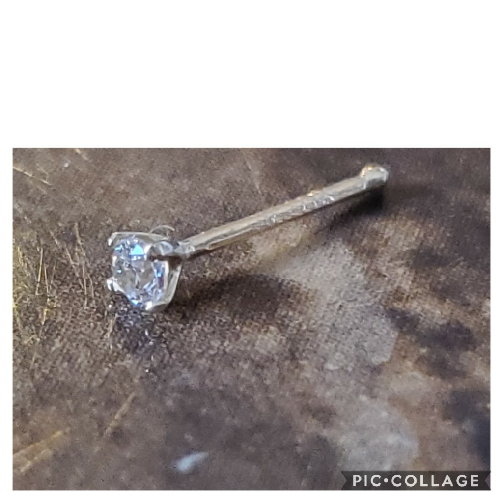 Genuine Solid 14k Yellow Gold Nose Plug